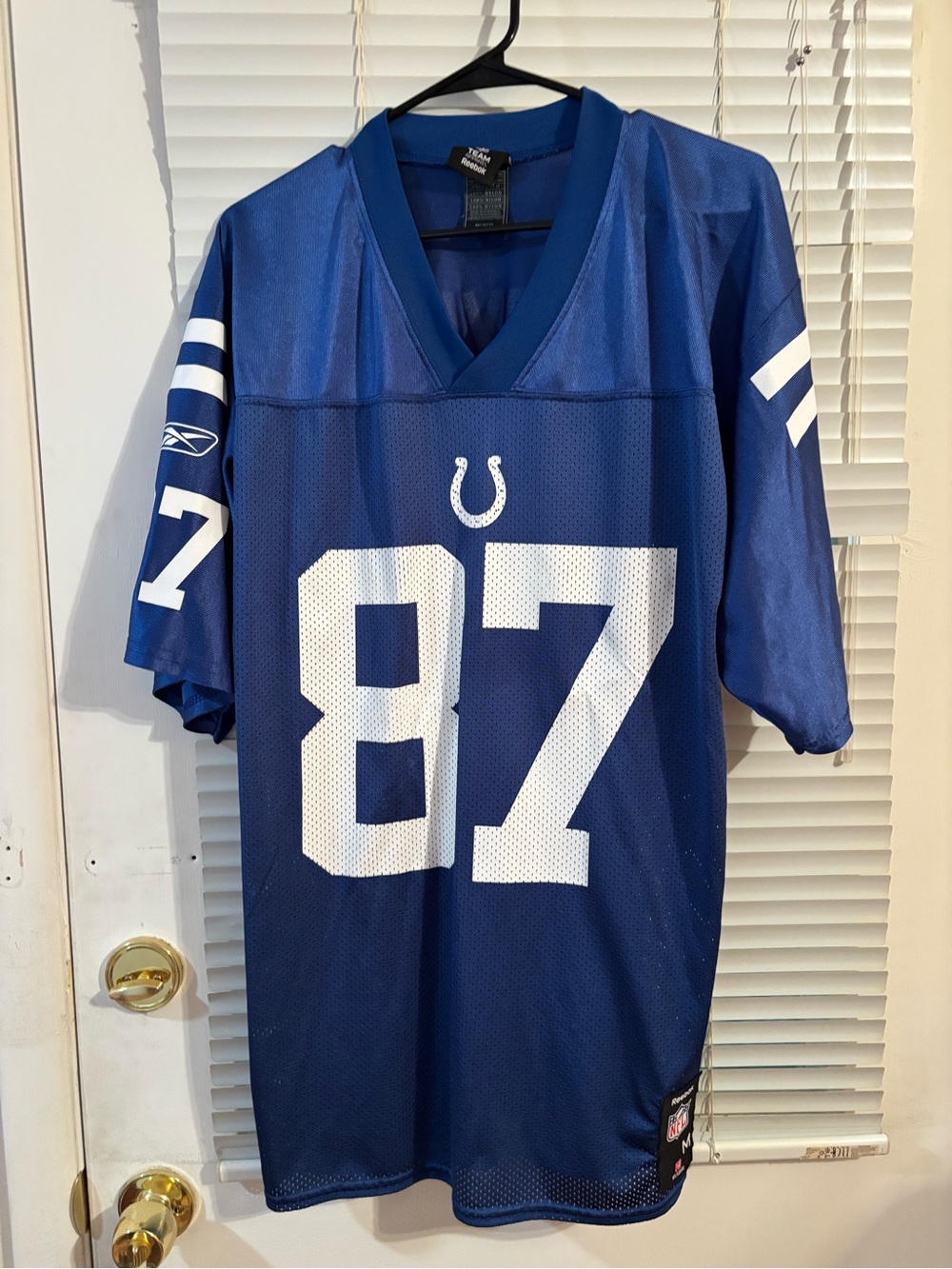 Vintage Reggie Wayne NFL Indianapolis Colts  Reebok Jersey Size M Team Apparel